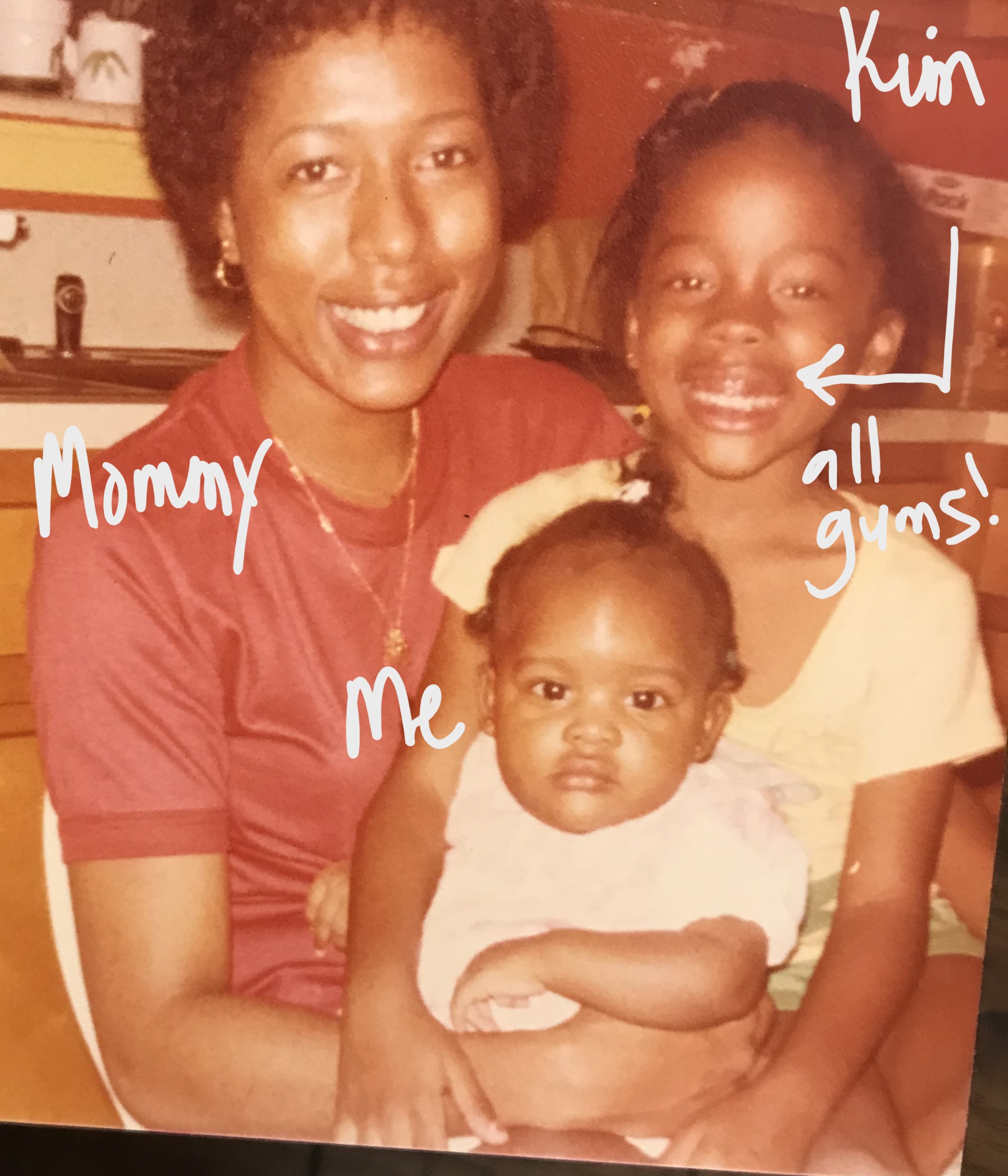 Picture of Mommy, Baby me, &amp; Kim